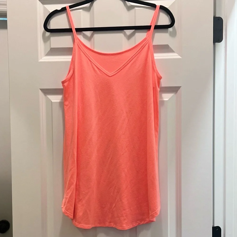 3/$19 Zenana outfitters neon coral swing tunic tank top